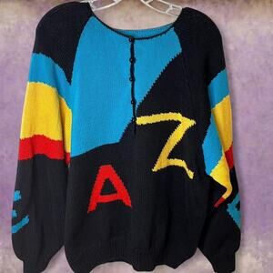 Soft cozy 80s style sweater